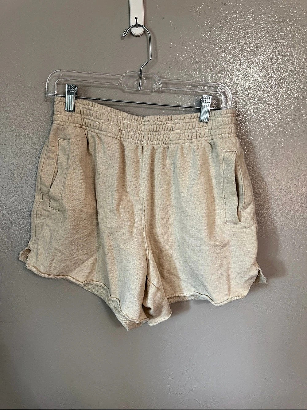 Aerie Cream Go-To Fleece Short Women's
